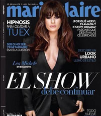 Lea Michele é capa da revista Marie Claire de agosto do México