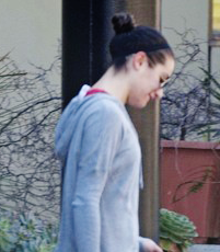 CANDIDS: Lea Michele no Beverly Hot Springs