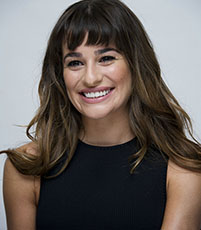 FOTOS: Lea Michele no Glee Painel
