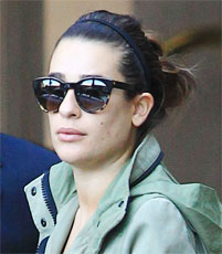 CANDIDS: Lea Michele deixando o Montage em Beverly Hills