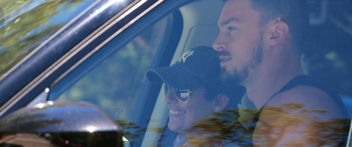 [CANDIDS] Lea Michele e Matthew Paetz dirigindo em Bervely Hills