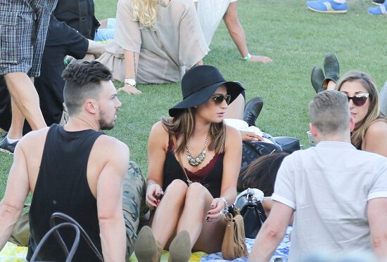 [CANDIDS] Lea Michele e Matthew Paetz no Coachella Music
