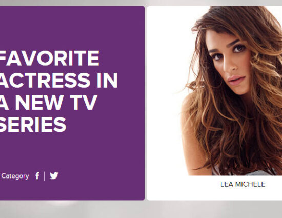 Lea Michele é indicada ao prêmio ‘People’s Choice Awards’, saiba como votar!