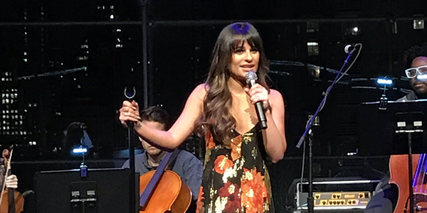 [Fotos/Videos] Lea Michele durante o show no Appel Room em Nova Iorque