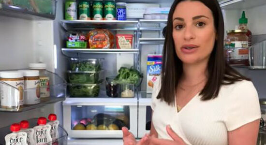 Confira o que tem dentro da geladeira de Lea Michele